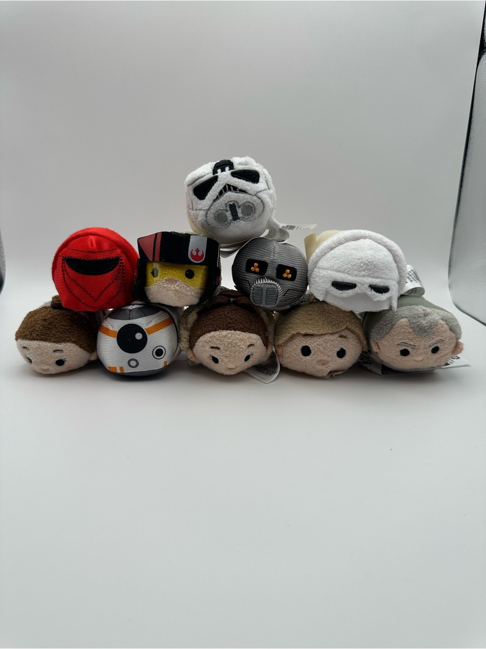 Disney Star Wars Tsum Tsum Plush Set - White/Red/Gray/Brown